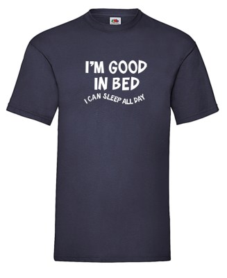 FRUIT OF THE LOOM T-shirt με στάμπα A7730 ΜΠΛΕ